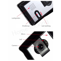 Home-Locking complete deur videofoon 4 draads.DT-2230